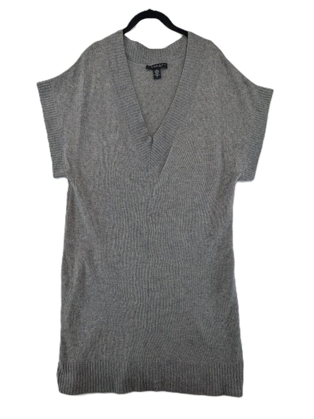 Laundry by Shelli Segal Cashmere Tunic Sweater Womens Sz Large Gray Top READ
